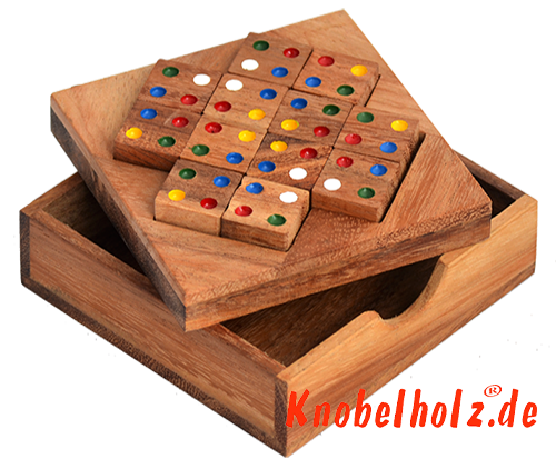 colour match box large from samanea wood brain teaser puzzle