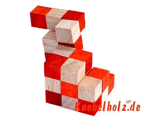 solution de boîte de niveau de cube de serpent orange étape 12 solution pour le puzzle de bois de cube de serpent