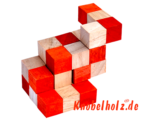 solution de boîte de niveau de cube de serpent orange étape 11 solution pour le puzzle de bois de cube de serpent