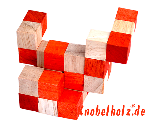 soluzione di cubo di serpente livello soluzione arancione passo 9 soluzione per il cubo di serpente puzzle in legno