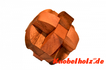 Diamond Cube Gara Interlock Holzpuzzle mit Teilen aus Holz, 3D Puzzle, Geduld Puzzle, Denkspiel in den Maßen 5,8 x 5,8 x 5,8 cm, samanea brain teaser puzzle