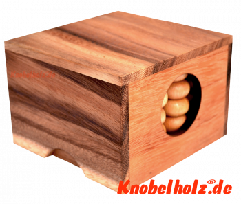 Raummühle 5x5 Bingo 3D Vier Gewinnt Box Strategie Spiel Viererreihe für 2 Spieler Samanea Holzbox mit den Maßen 14,2 x 14,2 x 9,7 cm, connect 4 in wooden box Monkey Pod